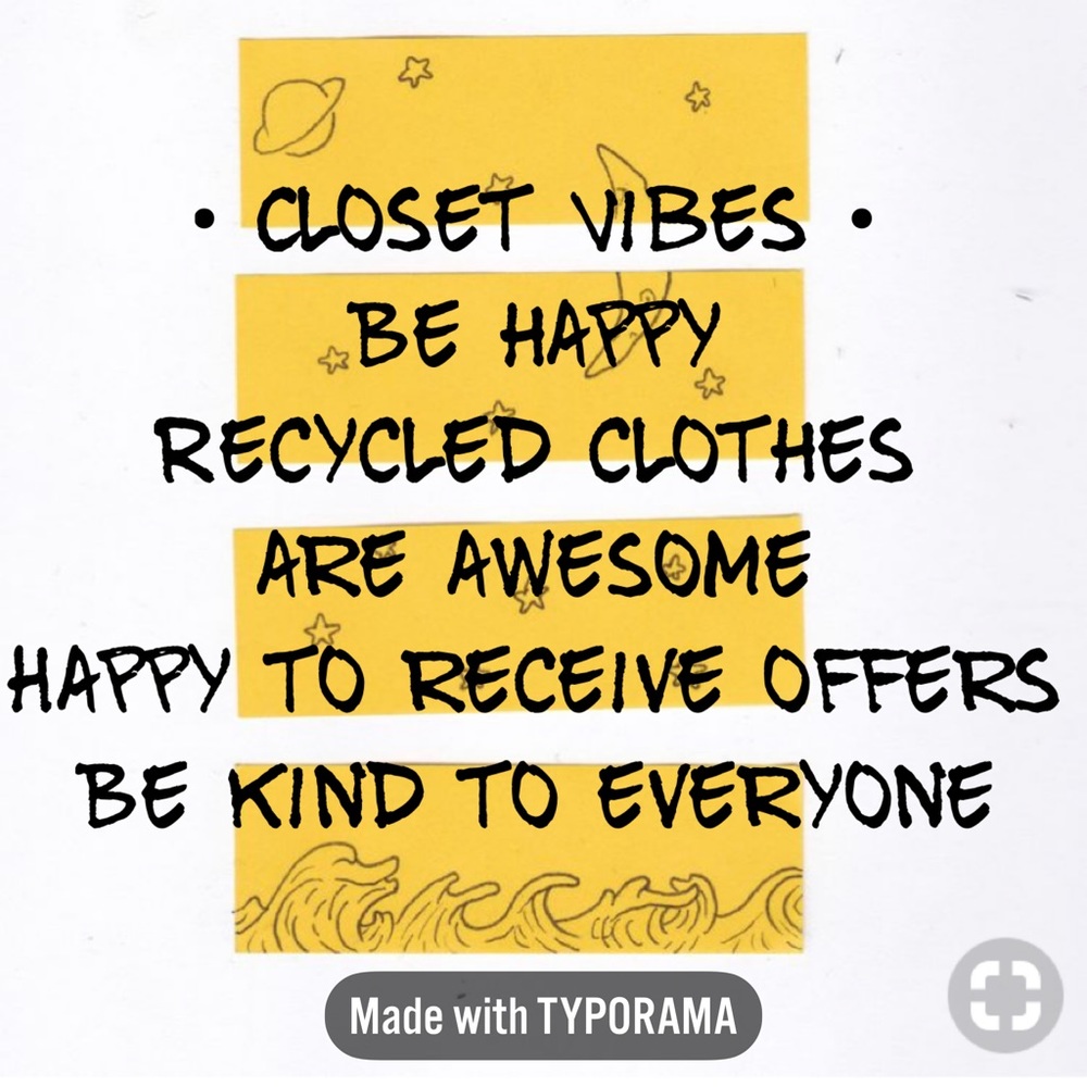 Save the earth & buy recycled clothes